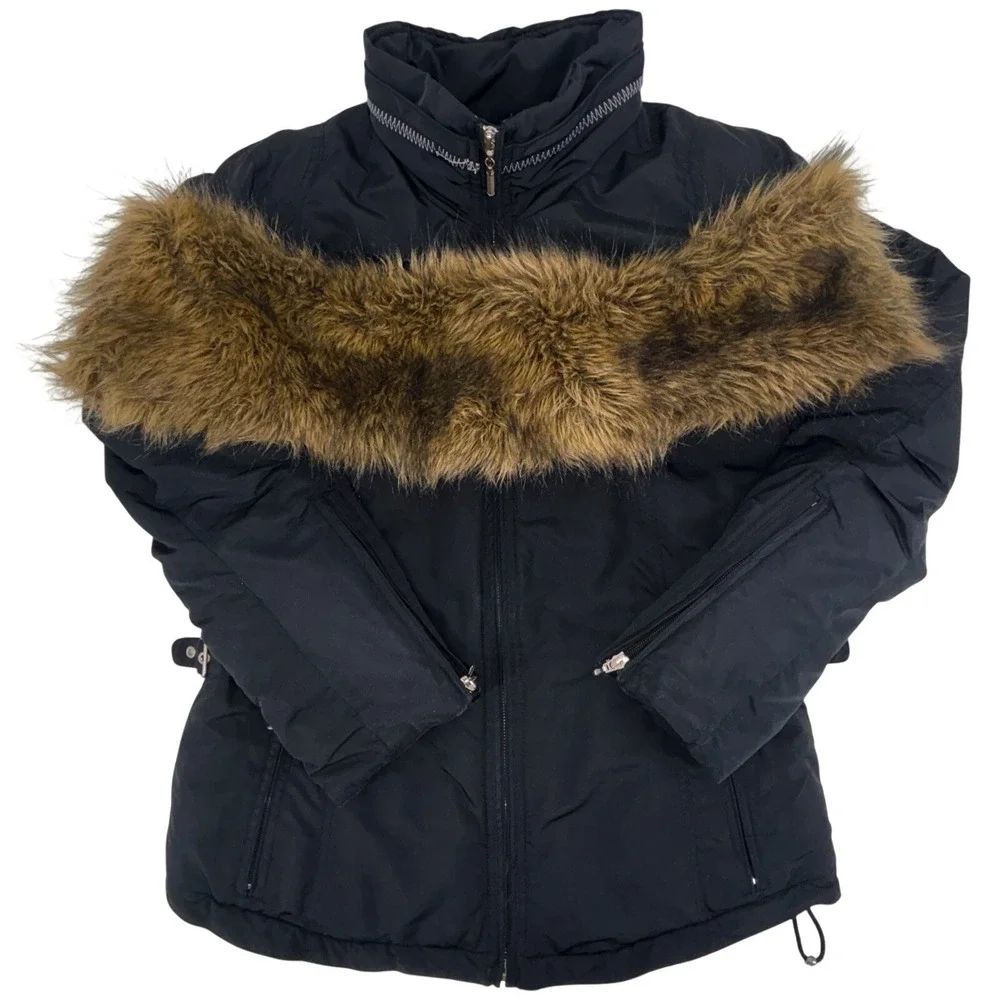 Obermeyer Women's Jacket Size 10 Black Ski Snowboard Winter‎ Outdoors NO HOOD